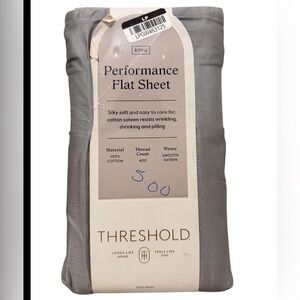 Threshold Performance Flat Sheet in Gray